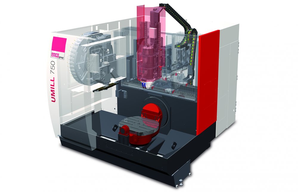 UMILL 750: Simultaneous 5-axis machining at the highest level